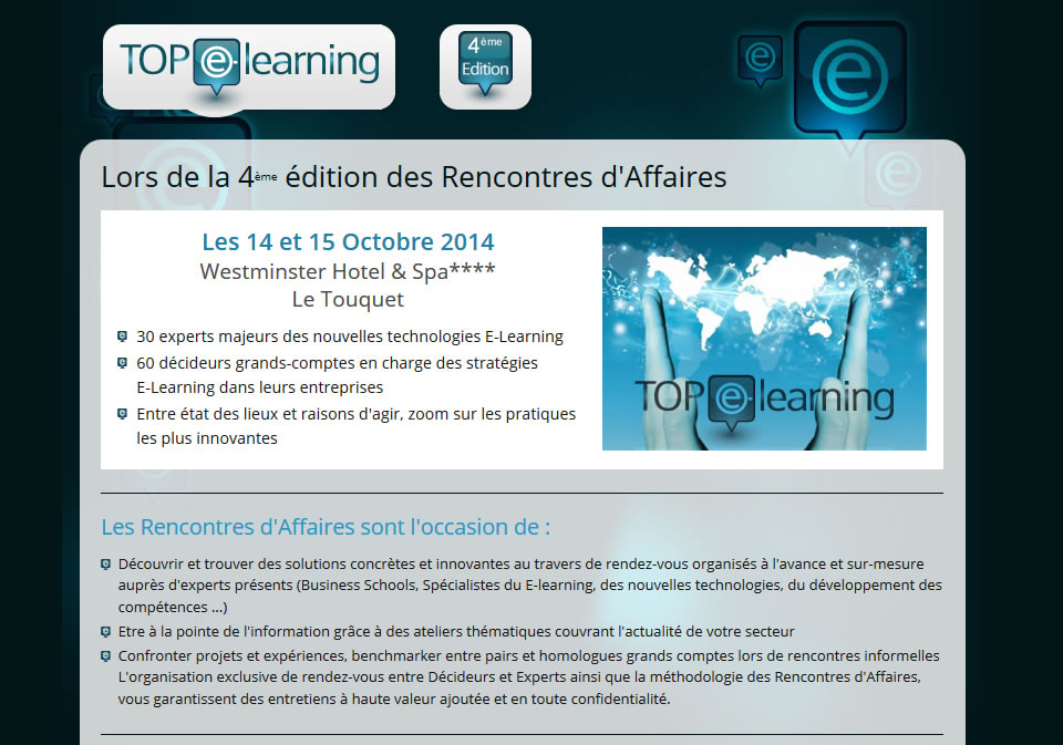 rencontres e learning